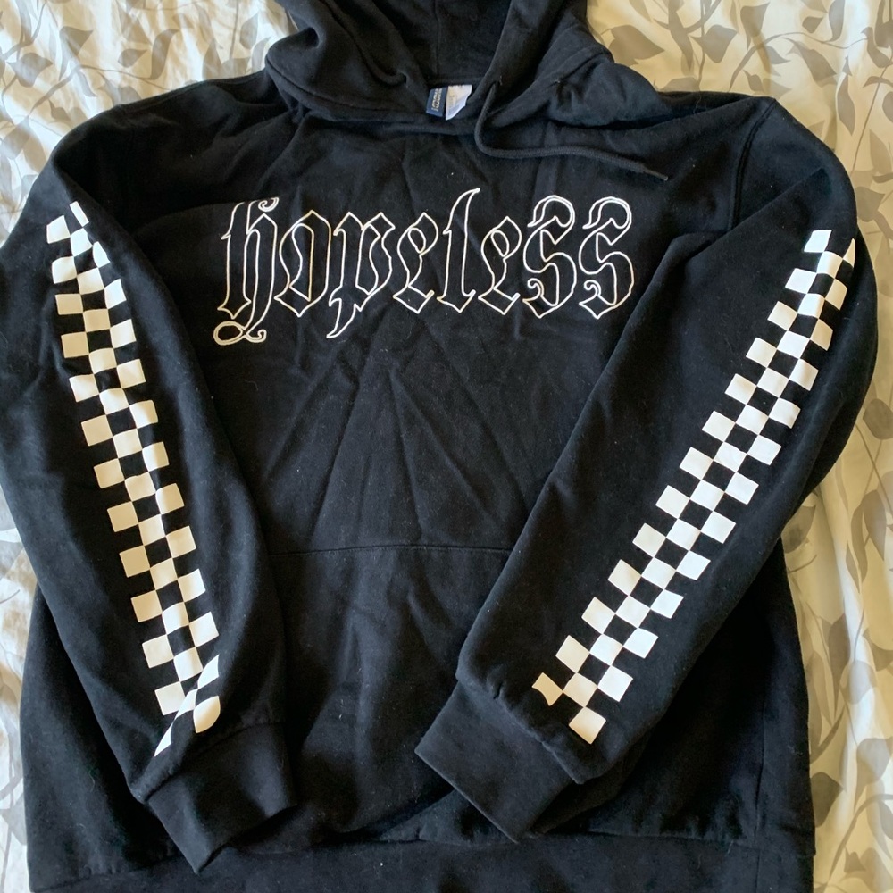Trendy checkered hoodie ‼️‼️‼️‼️